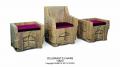  Set of Three Priest/Celebrant Chairs w/Frosted Finish In Wood 