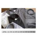  Dark Grey Short Sleeve Tab Shirts in Poly/Cotton 