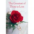  "The Greatest of these is Love" Prestige Marriage/Unity/Wedding Bulletin (100 pc) 