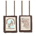  WOOL BROWN SCAPULAR ONLY (2 PC) 