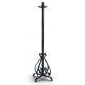  Wrought Iron Standing Altar Candlestick, 42" Ht 