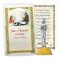  ST. FRANCIS AUTO STATUE WITH PRAYER CARD (2 PC) 
