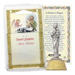  ST. JOSEPH AUTO STATUE WITH PRAYER CARD (2 PC) 