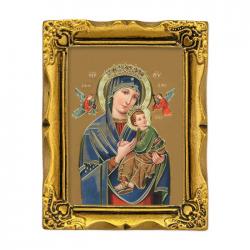  O.L. OF PERPETUAL HELP ANTIQUE GOLD FRAME 