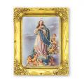  O.L. OF THE IMMACULATE CONCEPTION ANTIQUE GOLD FRAME 