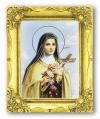  ST. THERESE ANTIQUE GOLD FRAME 