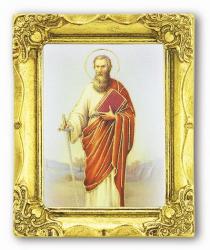  ST. PAUL ANTIQUE GOLD FRAME 