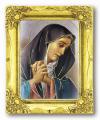  O.L. MOTHER OF SORROWS ANTIQUE GOLD FRAME 