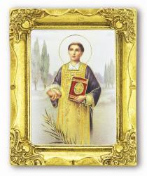  ST. STEPHEN ANTIQUE GOLD FRAME 
