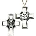  Luther Rose 3" Pectoral Community Cross 