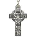  High Celtic Cross of Ireland Pendant 