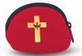  RED ROSARY POUCH (2 PC) 