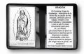  OUR LADY OF GUADALUPE METAL PLAQUE - SPANISH (10 PK) 
