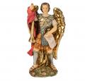 ST. GABRIEL COLD CAST RESIN HAND PAINTED STATUE BOXED 