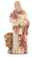  ST. MARK HAND PAINTED SOLID RESIN STATUE 