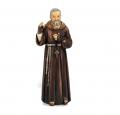  ST. PIO HAND PAINTED COLD CAST RESIN STATUE 