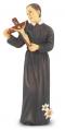  ST. GERARD HAND PAINTED SOLID RESIN STATUE 