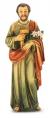  ST. JOSEPH THE WORKER HAND PAINTED SOLID RESIN STATUE 