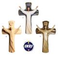  Risen Christ Crucifix in Wood or Linden Wood 