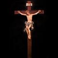  10" to 46" Baroque Crucifix for Church or Home in Linden Wood 