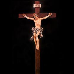  10\" to 46\" Baroque Crucifix for Church or Home in Linden Wood 