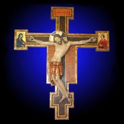  8\" to 60\" Cimabue Crucifix for Church in Linden Wood 