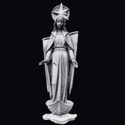  Our Lady Star of the Sea/Stella Maris Statue in Linden Wood, 44\"H 