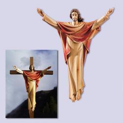  Risen Christ Statue - 3/4 Relief - Bronze Metal, 50\" & 60\"H 