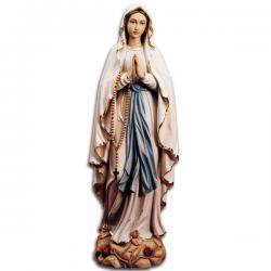  Our Lady of Lourdes Statue in Linden Wood, 3\" - 48\"H 