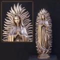  Our Lady of Guadalupe Statue - Bronze Metal, 24" - 68"H 