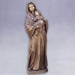  Madonna Della Strada/Madonna of the Streets Statue in Linden Wood, 72\"H 