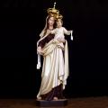  Our Lady of Mount Carmel Statue in Linden Wood, 24" & 66"H 