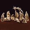  Christmas Nativity Set With Comet in Linden Wood 