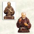  St. Padre Pio Bust - Bronze Metal, 22"H 