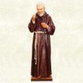  St. Padre Pio Statue in Linden Wood, 43" - 72"H 