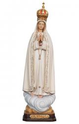  Our Lady of Fatima w/Crown Statue in Maple or Linden Wood, 5.5\" - 64\"H 