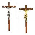  Dark Oak Wall Crucifix for Church & Home (34") 