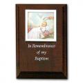  Walnut "In Remembrance of Baptism" Plaque 