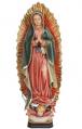  Our Lady of Guadalupe Statue in Maple or Linden Wood, 6" - 71"H 