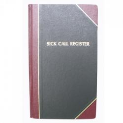  Standard Edition Sick Call Register (2500 entry) 