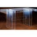  Acrylic Communion Table - "THIS DO IN REMEMBRANCE OF ME" - 5 Ft W 
