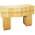  Communion Table - "THIS DO IN REMEMBRANCE OF ME" - 5 Ft 