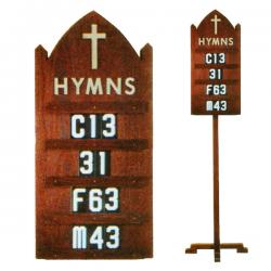  Hymn/Music Board - Standing - 15\" W 