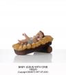  Holy Family Set Christmas Nativity Figurines by "Kostner" in Fiberglass 