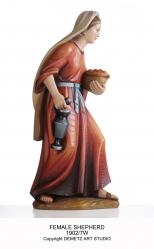  Shepherd w/Water Jug Christmas Nativity Figurine by \"Kostner\" in Linden Wood 