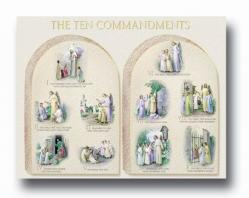  THE TEN COMMANDMENTS POSTER 
