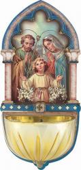  HOLY FAMILY MULTI-DIMENSIONAL HOLY WATER FONT 