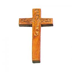  5 3/4\" Carved Wood Crucifix 
