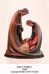  Holy Family Christmas Nativity Figurine in Fiberglass 