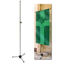  Processional Banner/Tapestry Stand - Height 60\" to 93\" 